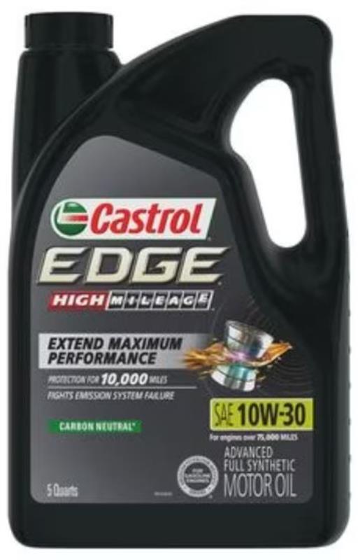 EDGE High Mileage High Mileage Full Synthetic Engine Oil 10W-30 5 Quart