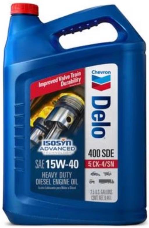 Delo 400 Diesel Engine Oil 15W-40 2 1/2 Gallon